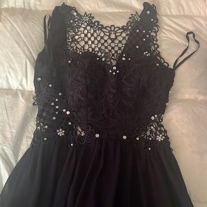 Blue dress